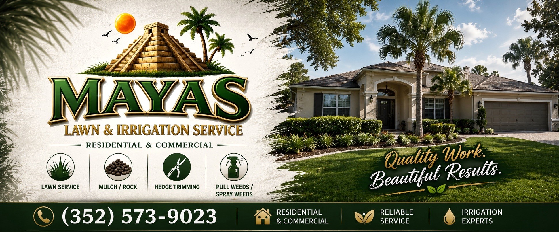 Professional landscaping and hardscape work